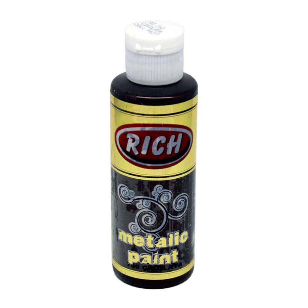 Rich 120 cc Metalik Akrilik Boya - Çikolata 760