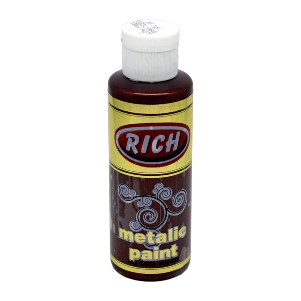 Rich 120 cc Metalik Akrilik Boya - Kızıl Kahve 765