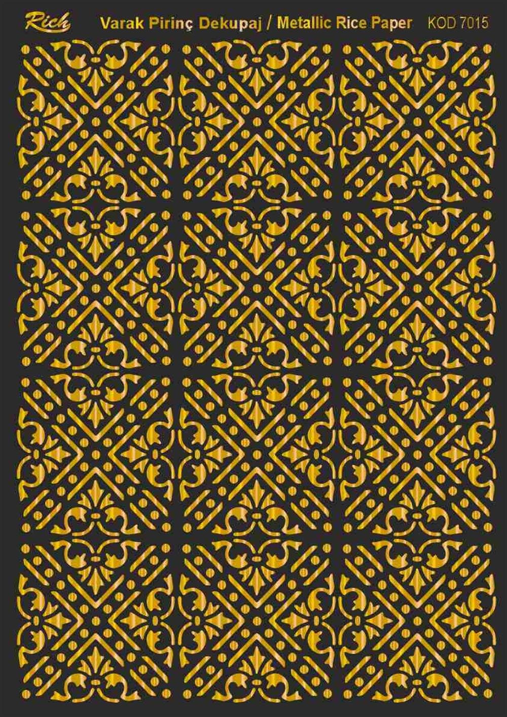 Rich 29x42cm Varak Dekopaj Kağıdı - 7015