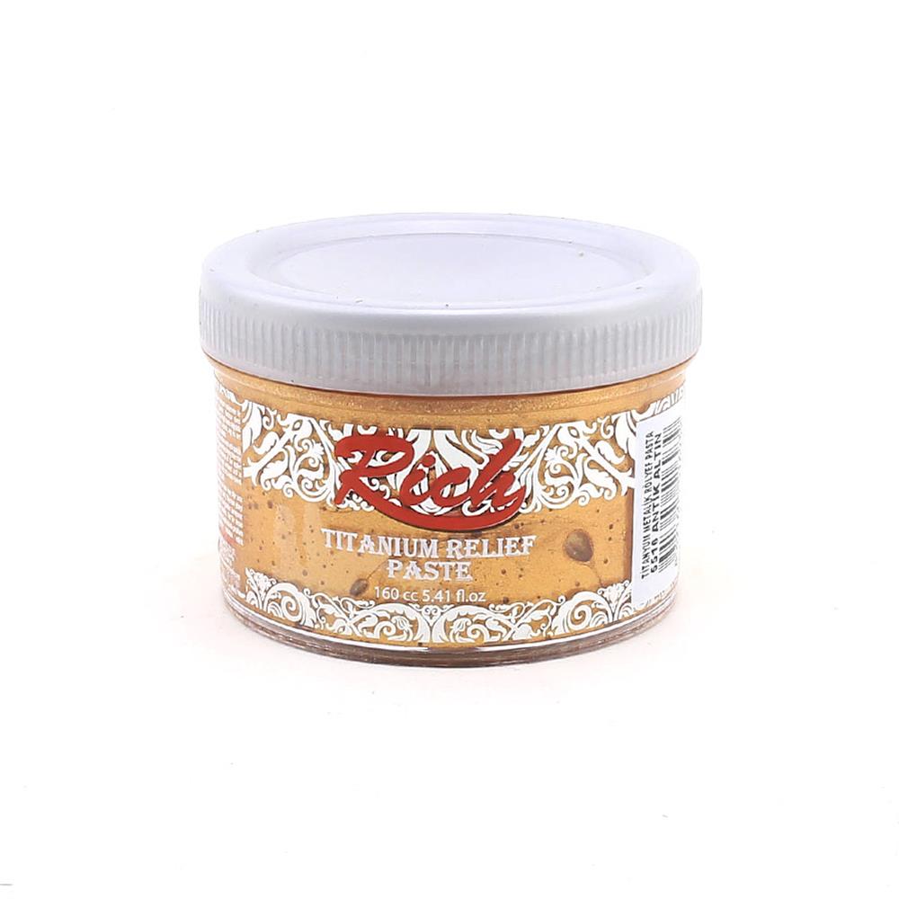Rich Decor Titanium Rölyef Pasta 160 cc Antik Altın 5516
