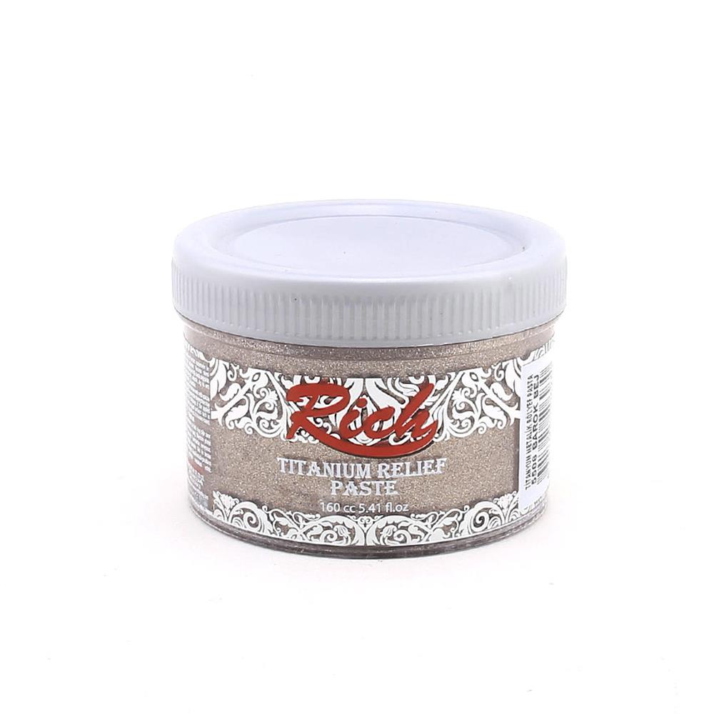 Rich Decor Titanium Rölyef Pasta 160 cc Barok Bej 5506