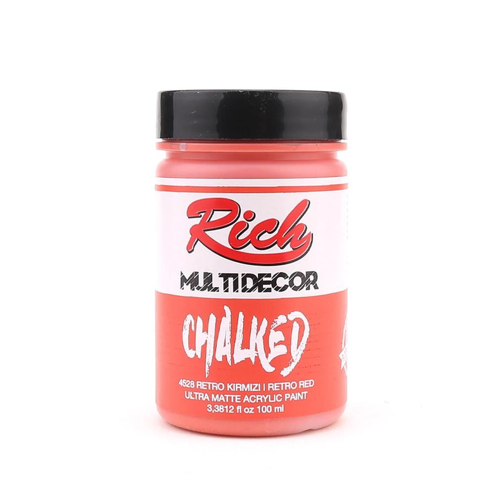 Rich Multi Decor Chalked 100 ml 4528 Retro Kırmızı