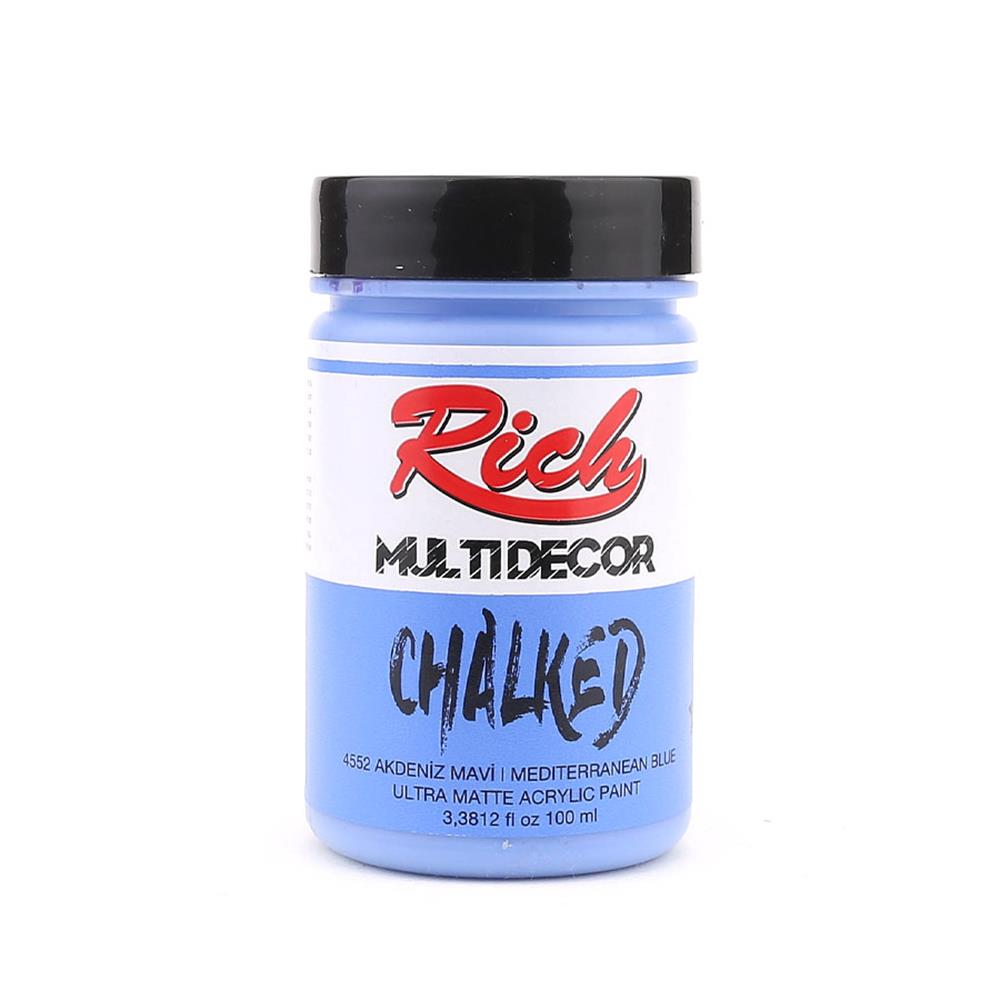 Rich Multi Decor Chalked 100 ml 4552 Akdeniz Mavi
