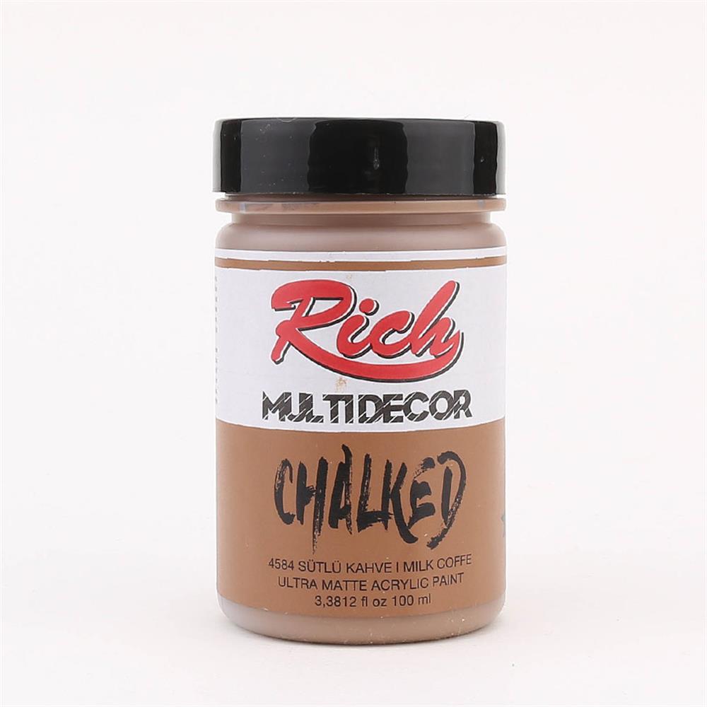 Rich Multi Decor Chalked 100 ml 4584 Sütlü Kahve
