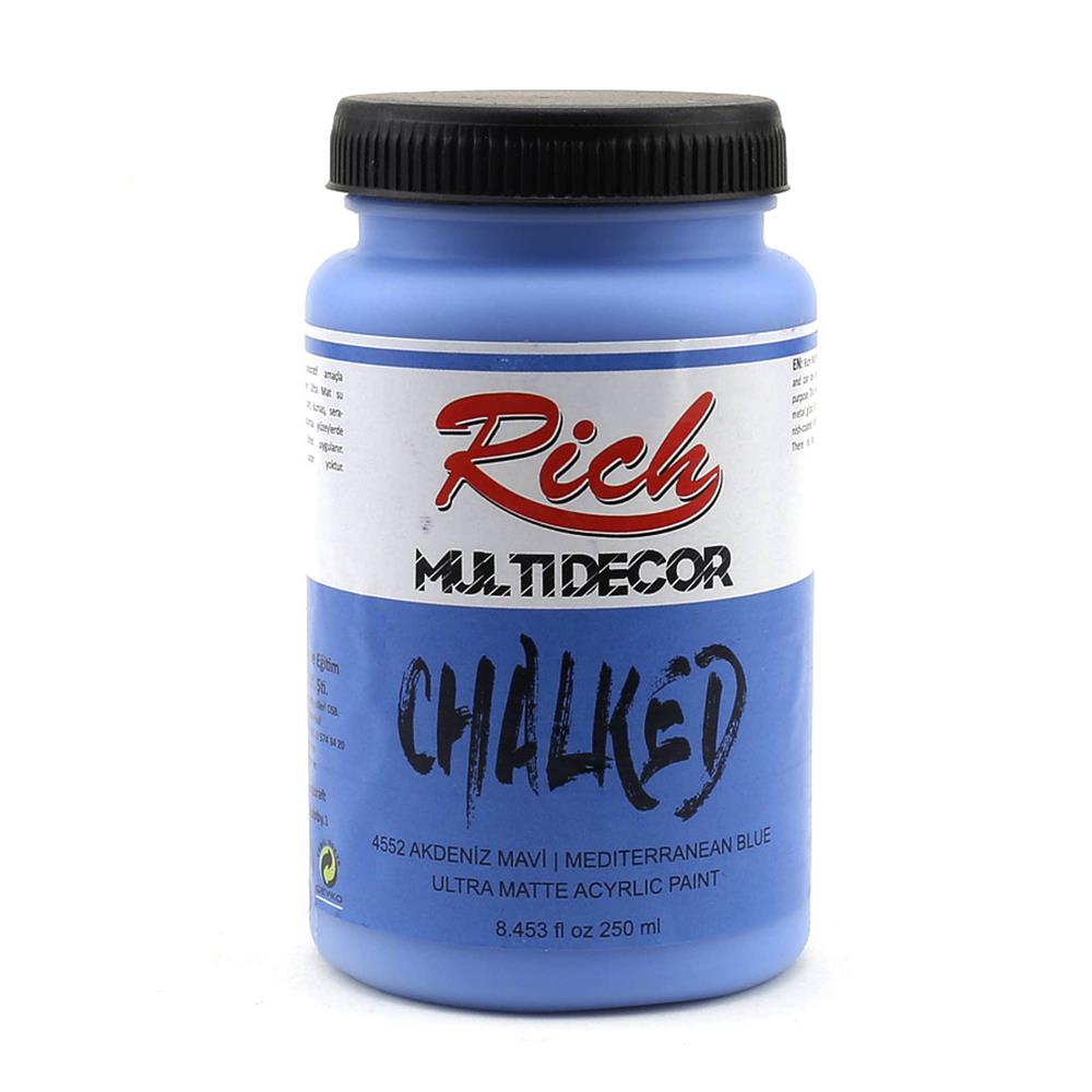 Rich Multi Decor Chalked 250 ml 4552 Akdeniz Mavi