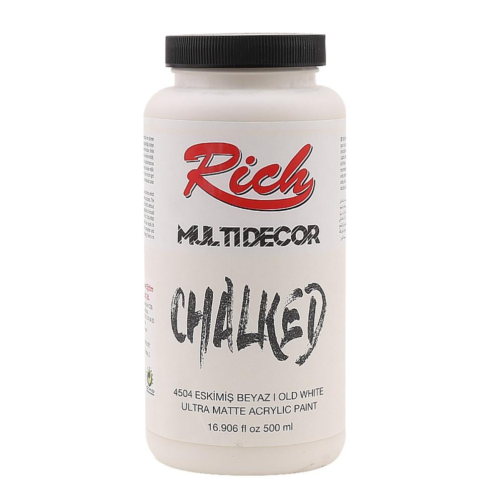 Rich Multi Decor Chalked 500 ml 4504 Eskimiş Beyaz