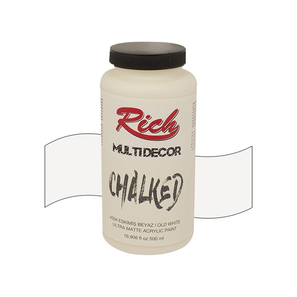 Rich Multi Decor Chalked 500 ml 4504 Eskimiş Beyaz