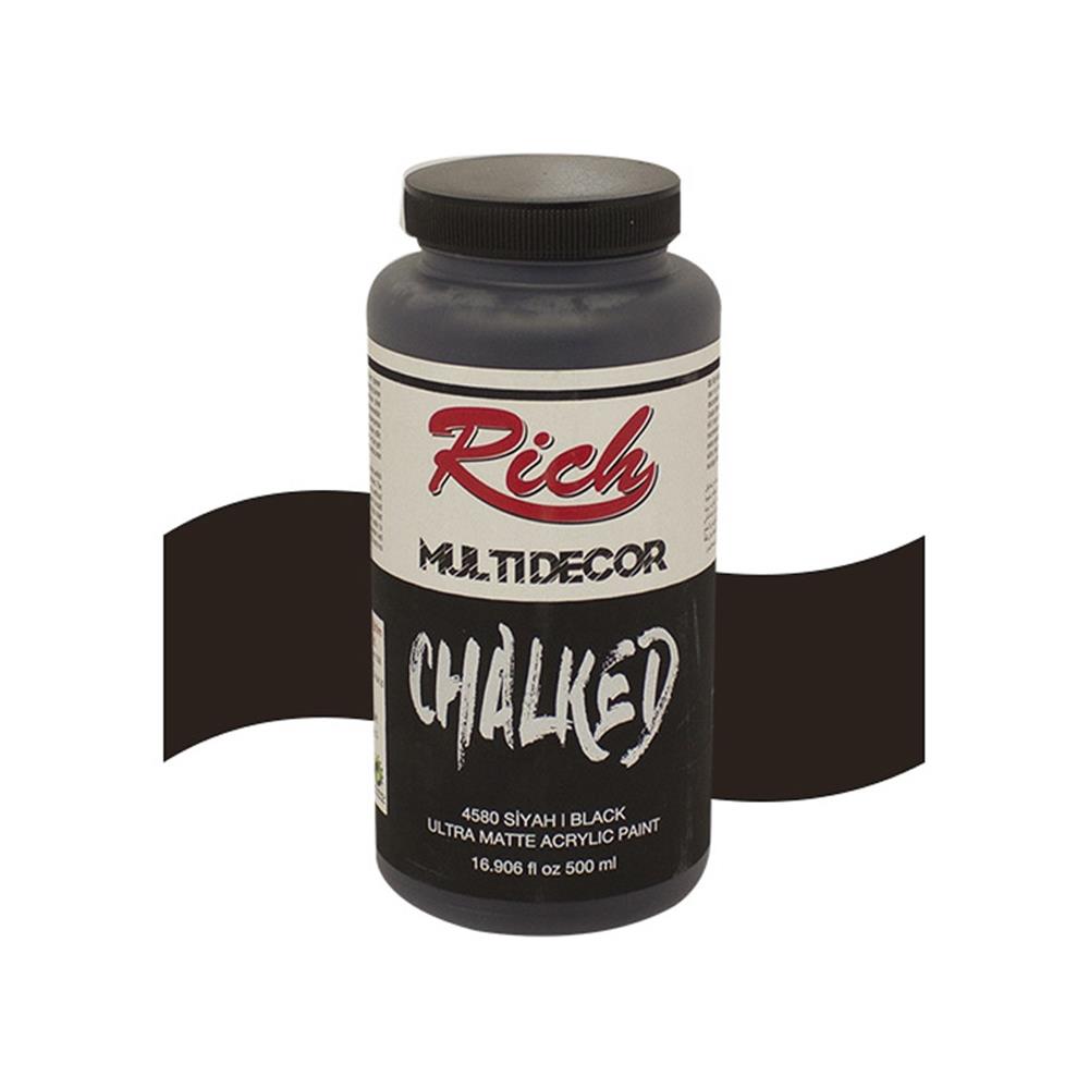 Rich Multi Decor Chalked 500 ml 4580 Siyah