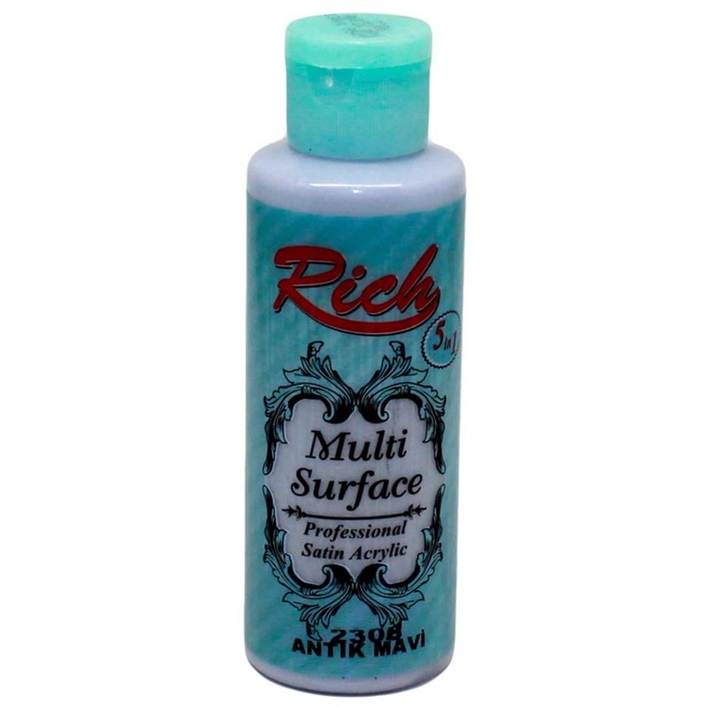 Rich Multi Surface 120 cc Boya - Antik Mavi 2306