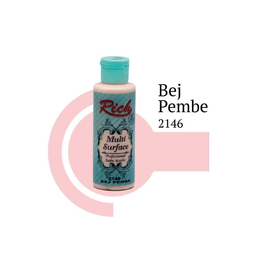 Rich Multi Surface 120 cc Boya - Bej Pembe 2146