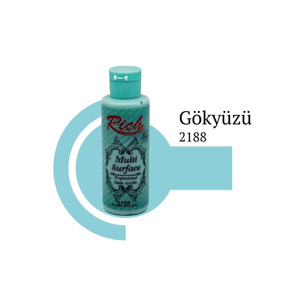 Rich Multi Surface 120 cc Boya - Gökyüzü 2188