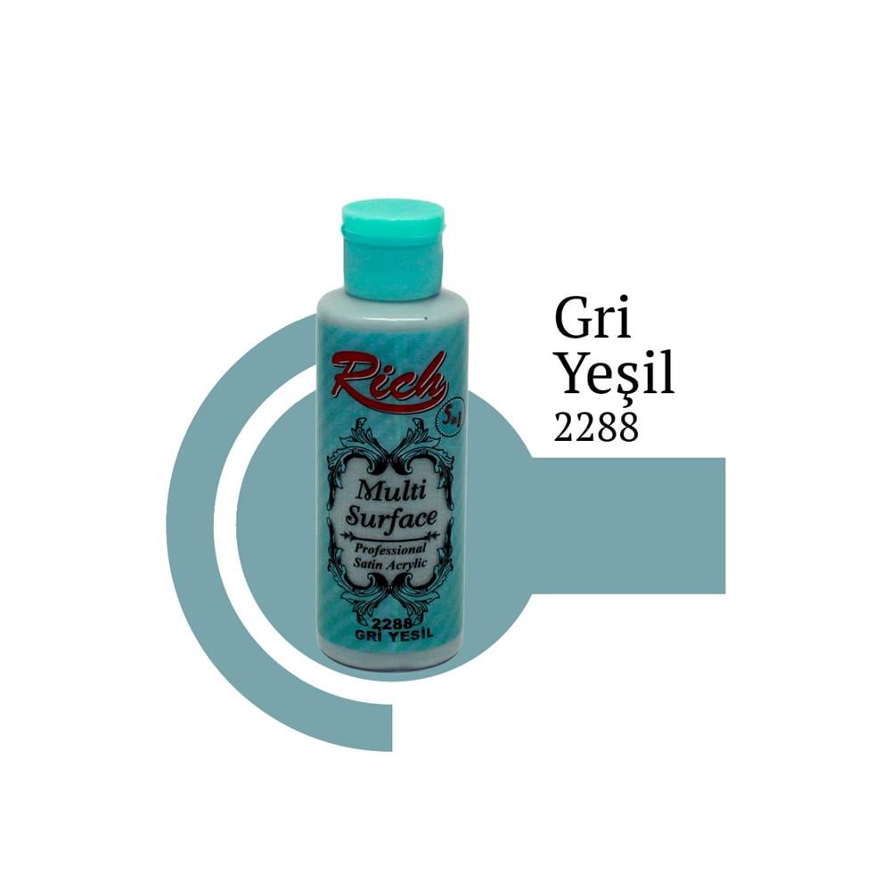 Rich Multi Surface 120 cc Boya - Gri Yeşil 2288