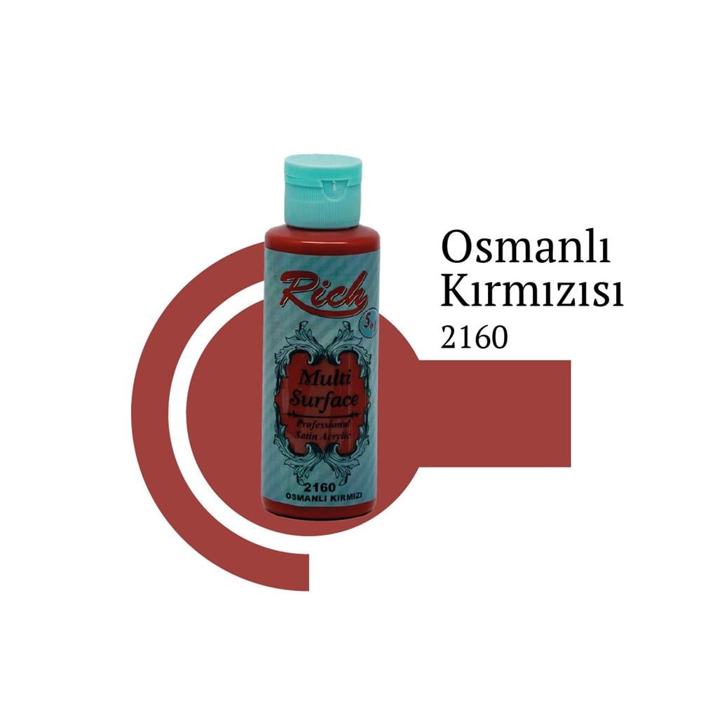 Rich Multi Surface 120 cc Boya - Osmanlı Kırmızı 2160
