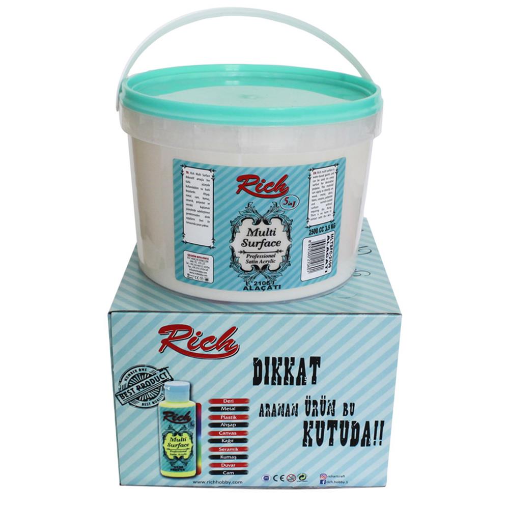 Rich Multi Surface 2500 ml Boya - 2106 Alaçatı