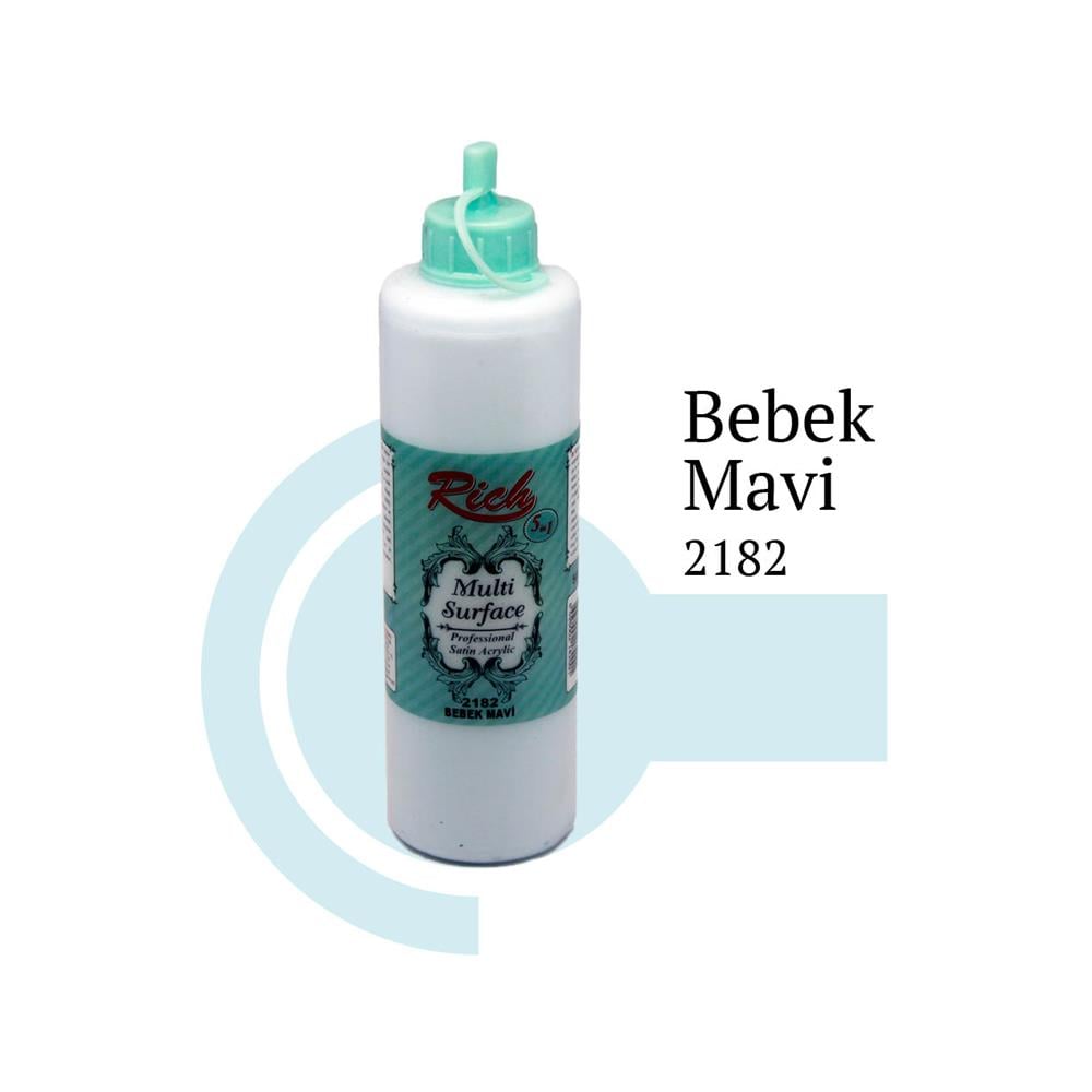Rich Multi Surface 500 cc Boya - Bebek Mavi 2182