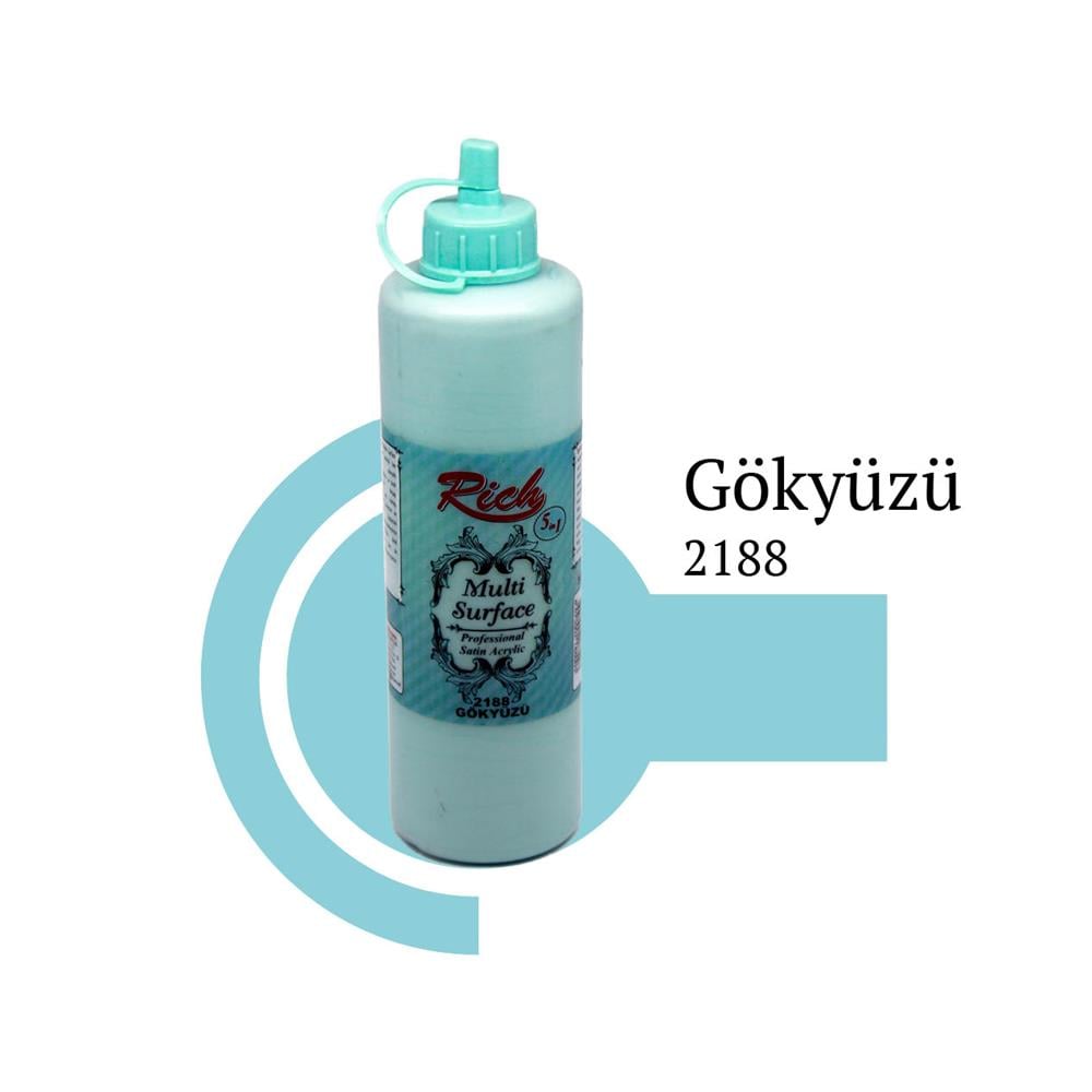 Rich Multi Surface 500 cc Boya - Gökyüzü 2188