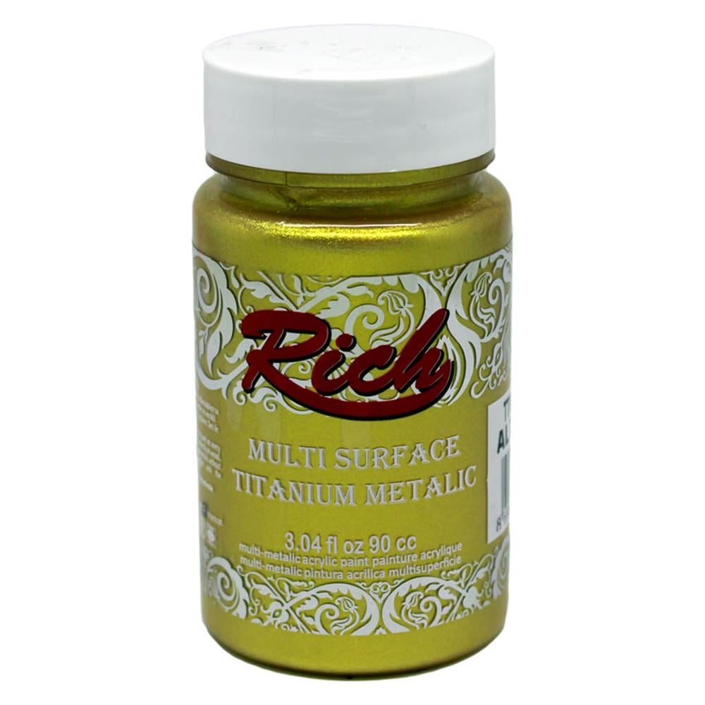 Rich Multi Surface Titanium Metalic Boya 90 cc - Altın 2520