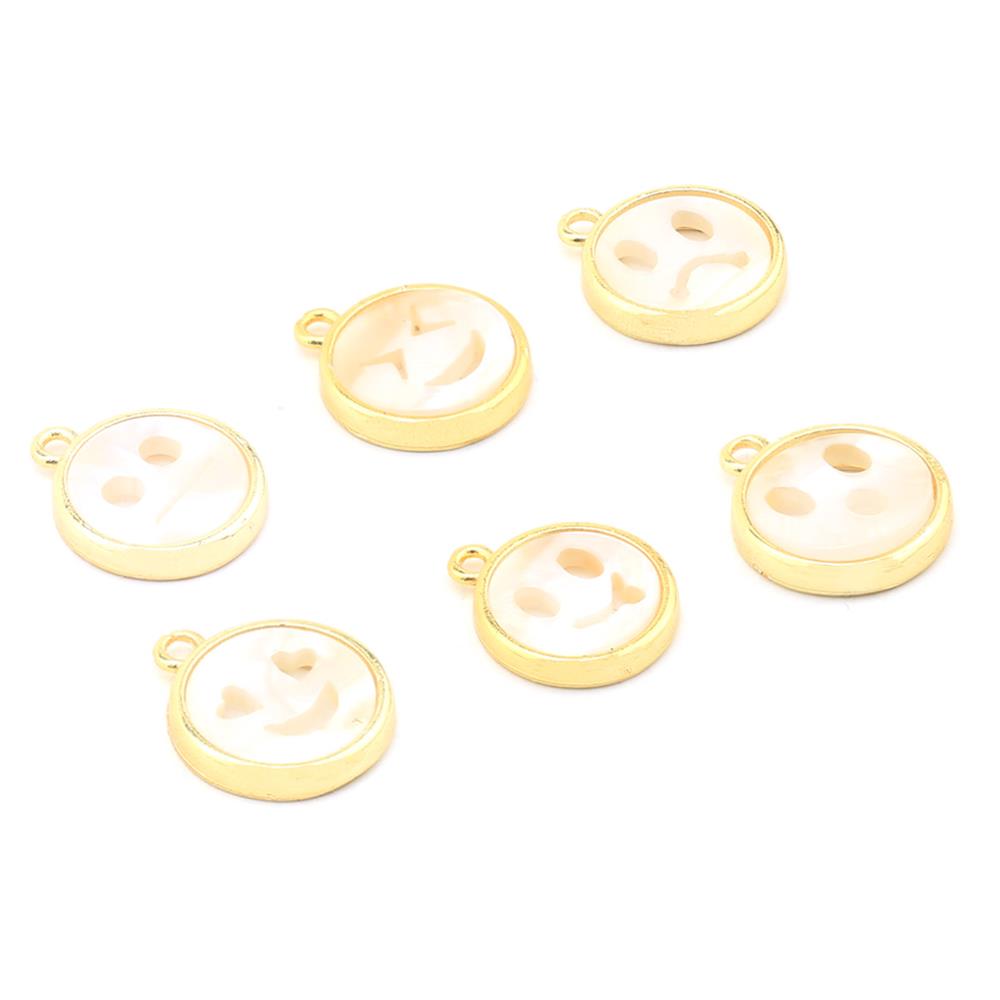 Sedefli Emoji Takı Uçları