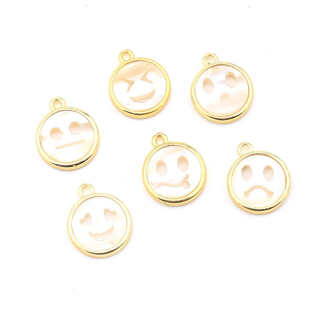 Sedefli Emoji Takı Uçları