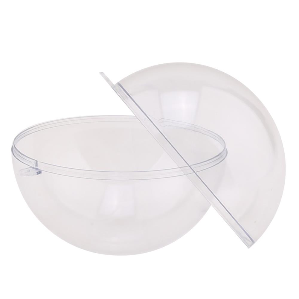 Şeffaf Plastik Mika Küre 10 cm