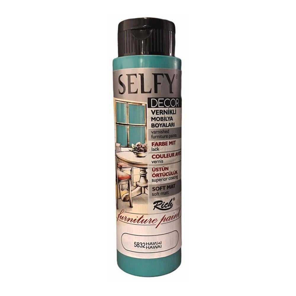 Selfy Decor Vernikli Mobilya Boyası 5832 Hawai 500 cc