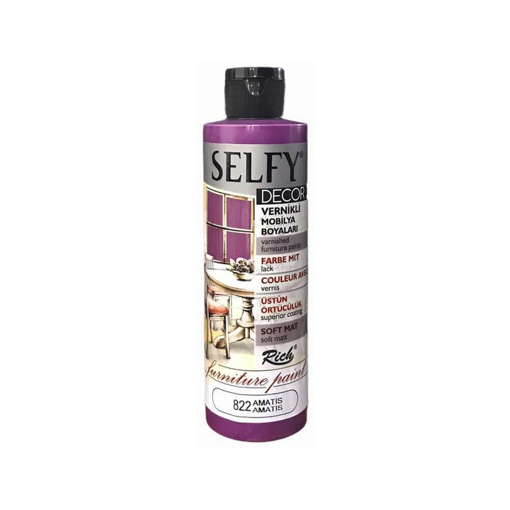 Selfy Decor Vernikli Mobilya Boyası 822 Amatis 240 cc