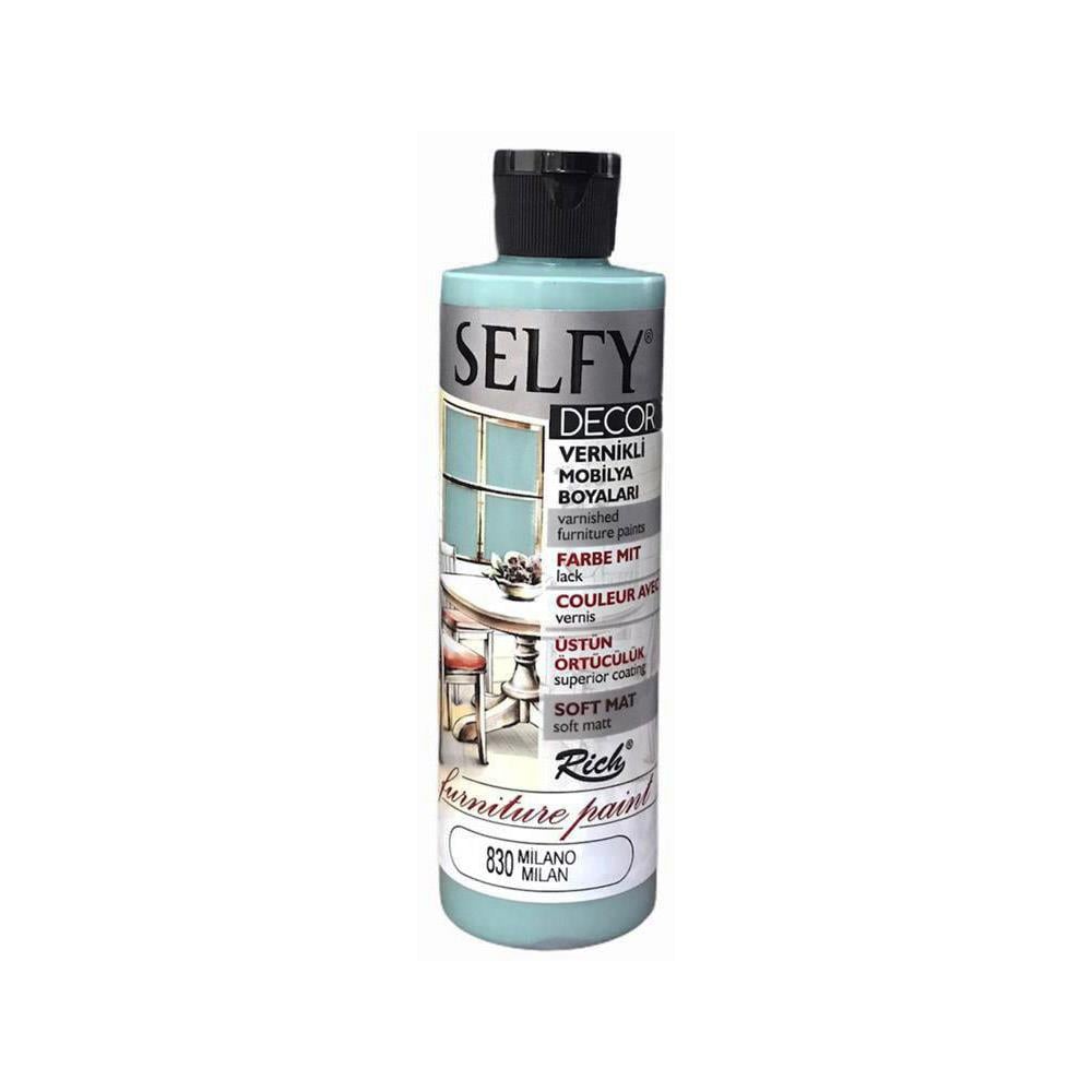 Selfy Decor Vernikli Mobilya Boyası 830 Milano 240 cc