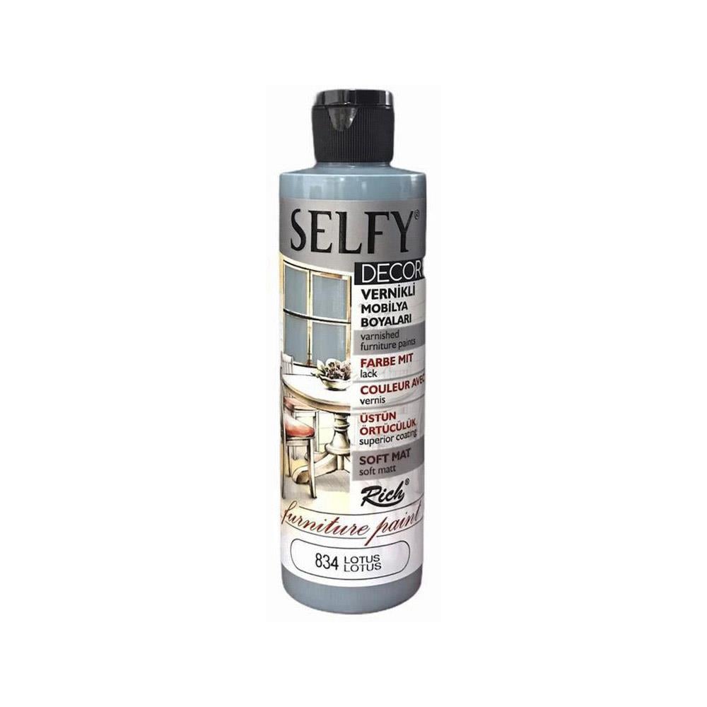 Selfy Decor Vernikli Mobilya Boyası 834 Lotus 240 cc
