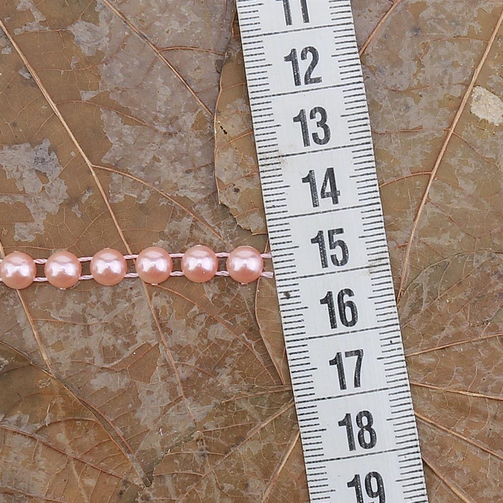 Sıralı Şerit Yarım Kesik İnci Pudra