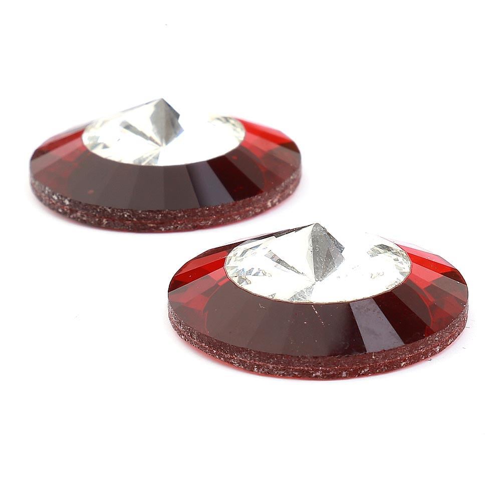 Sivri Cam Taş 30 mm Kırmızı (5 adet)