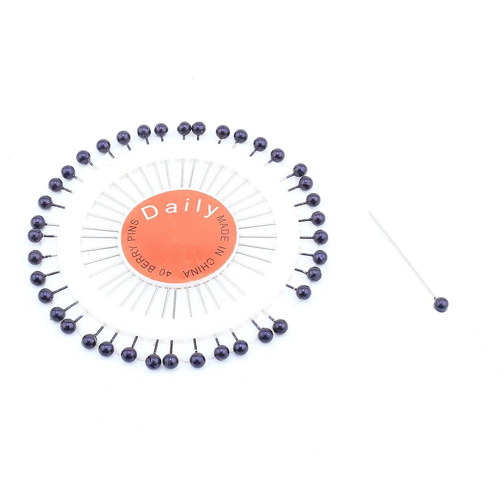 Siyah Başlı Toplu İğne 40 Adet