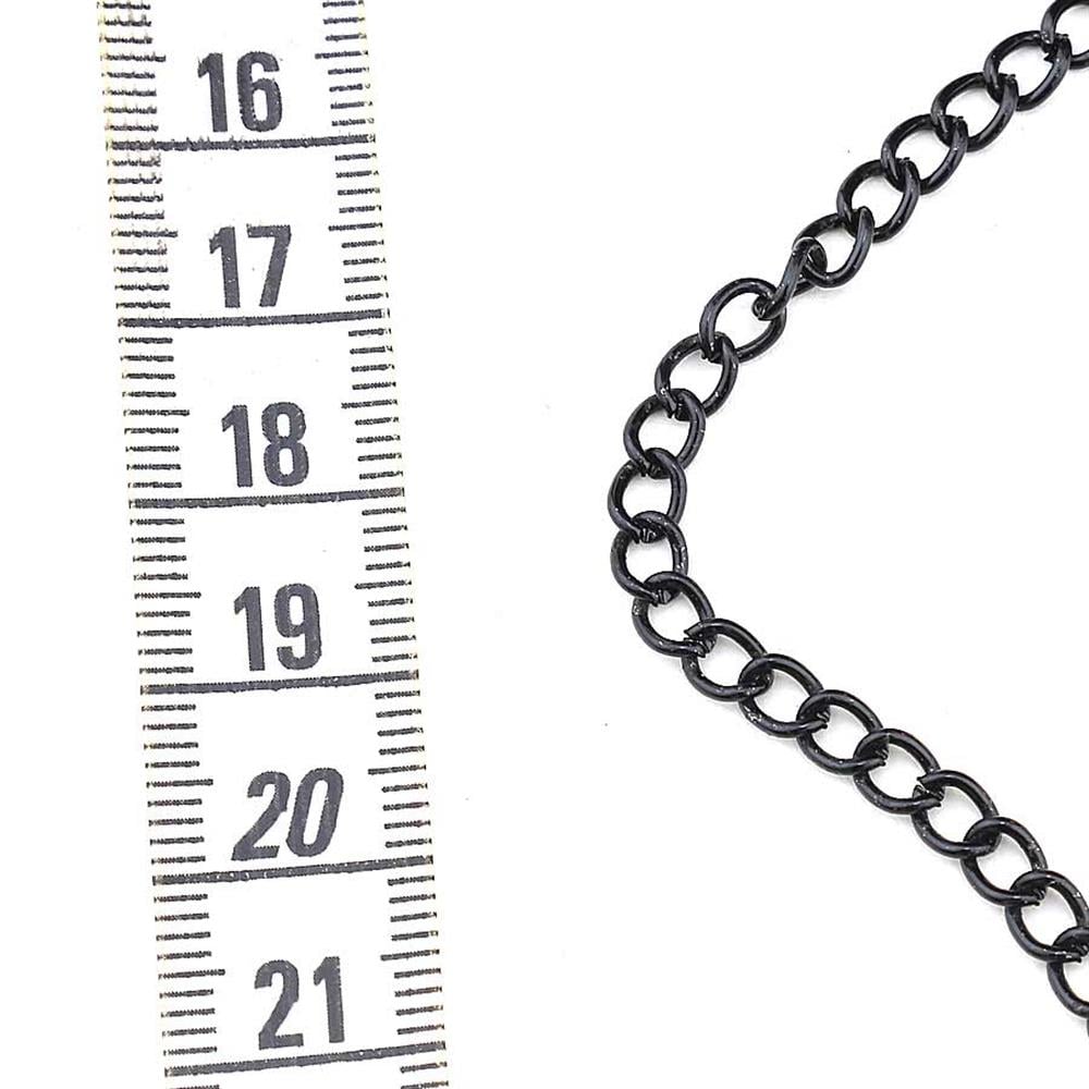 Siyah Metal Zincir Metrelik