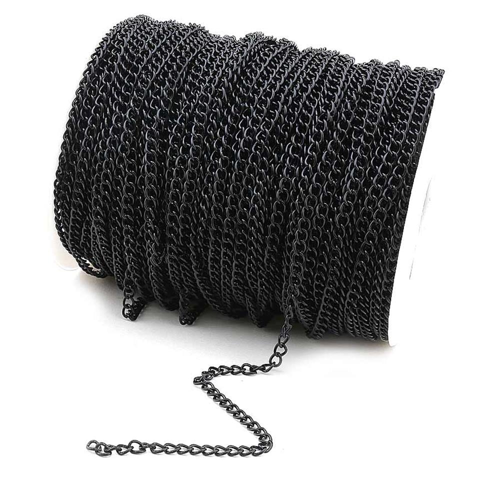 Siyah Metal Zincir Metrelik