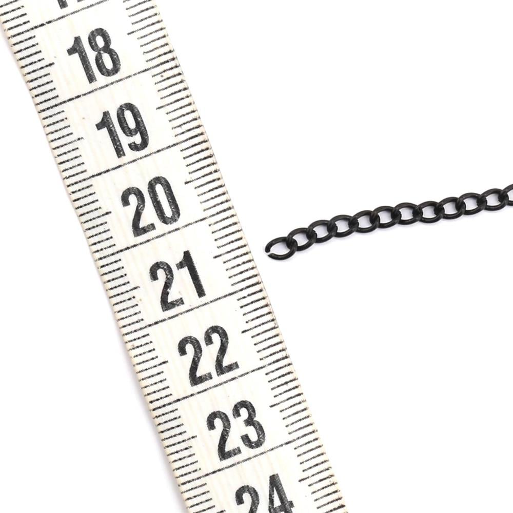 Siyah Renk Metal Takı Zinciri 10 metre