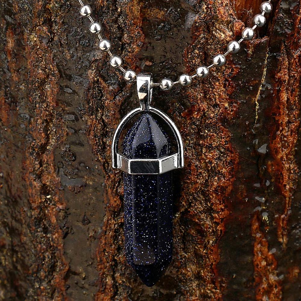 Siyah Yıldız Taşı Takı Ucu