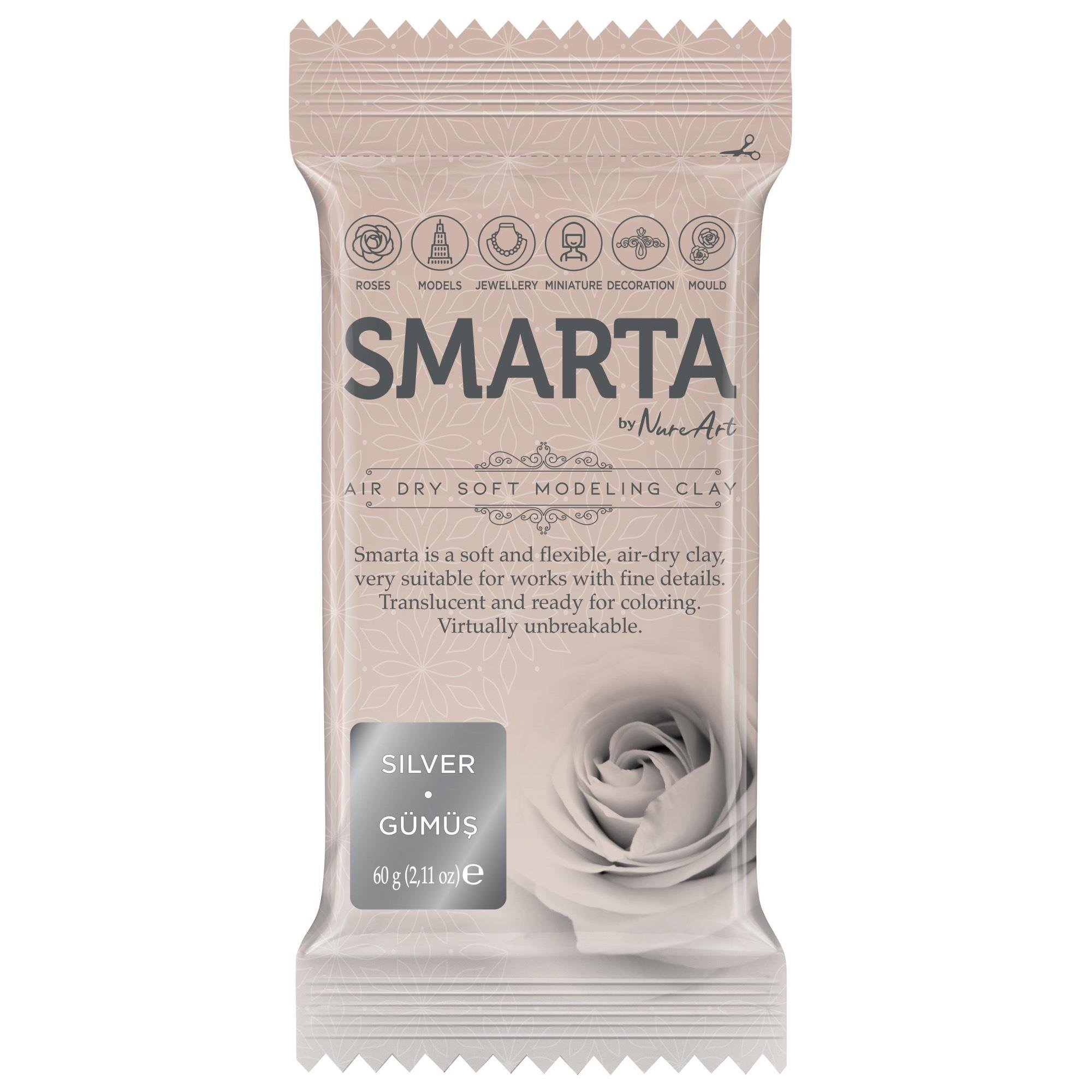 Smarta Modelleme Hamuru 60gr Silver Gümüş