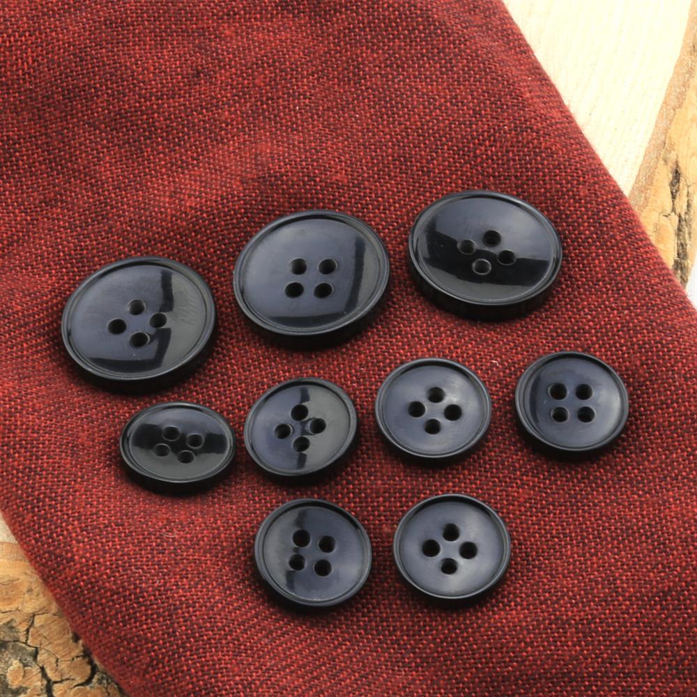 Takım Elbise Ceket Düğme Seti Siyah