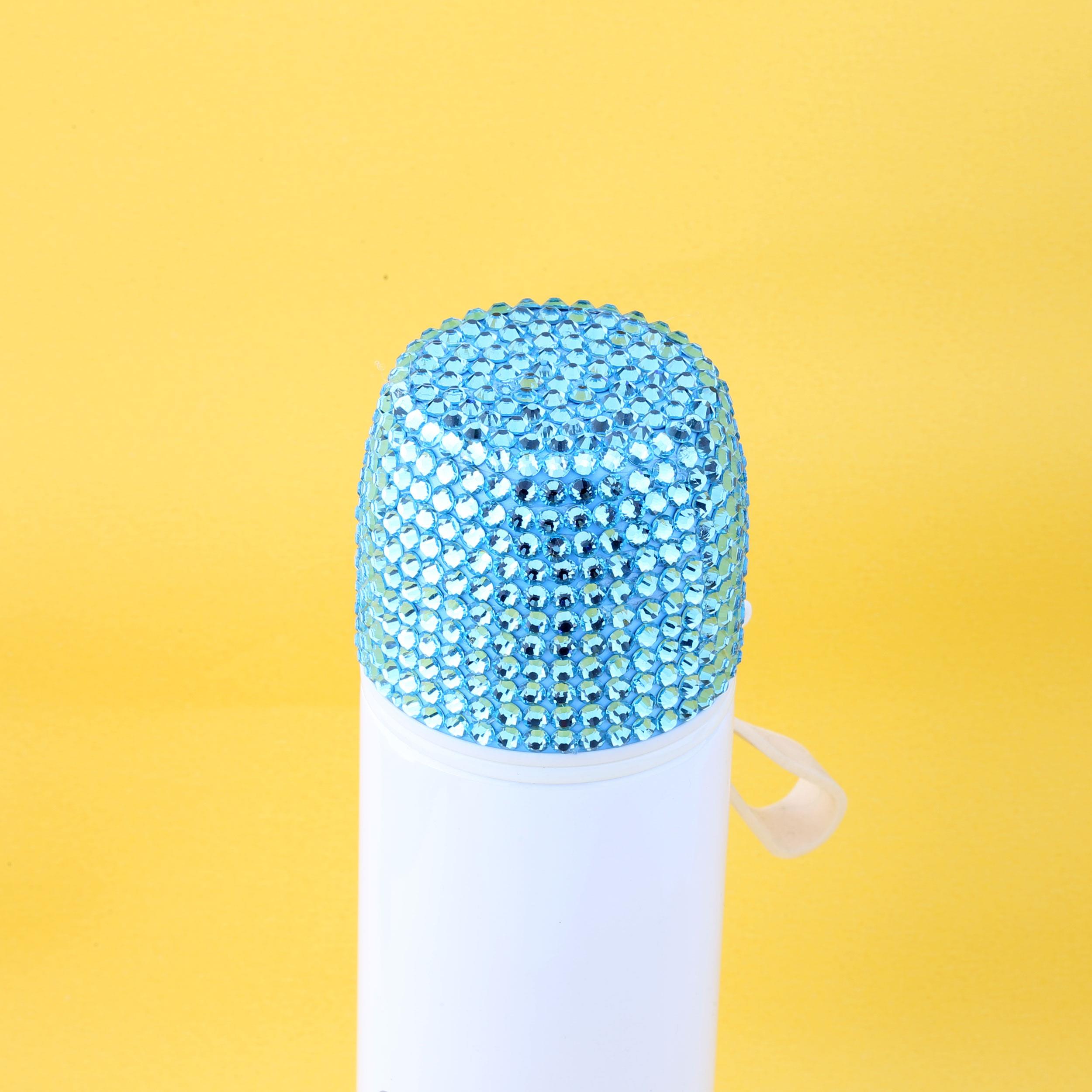 Taşlı Bebe Termosu Mavi