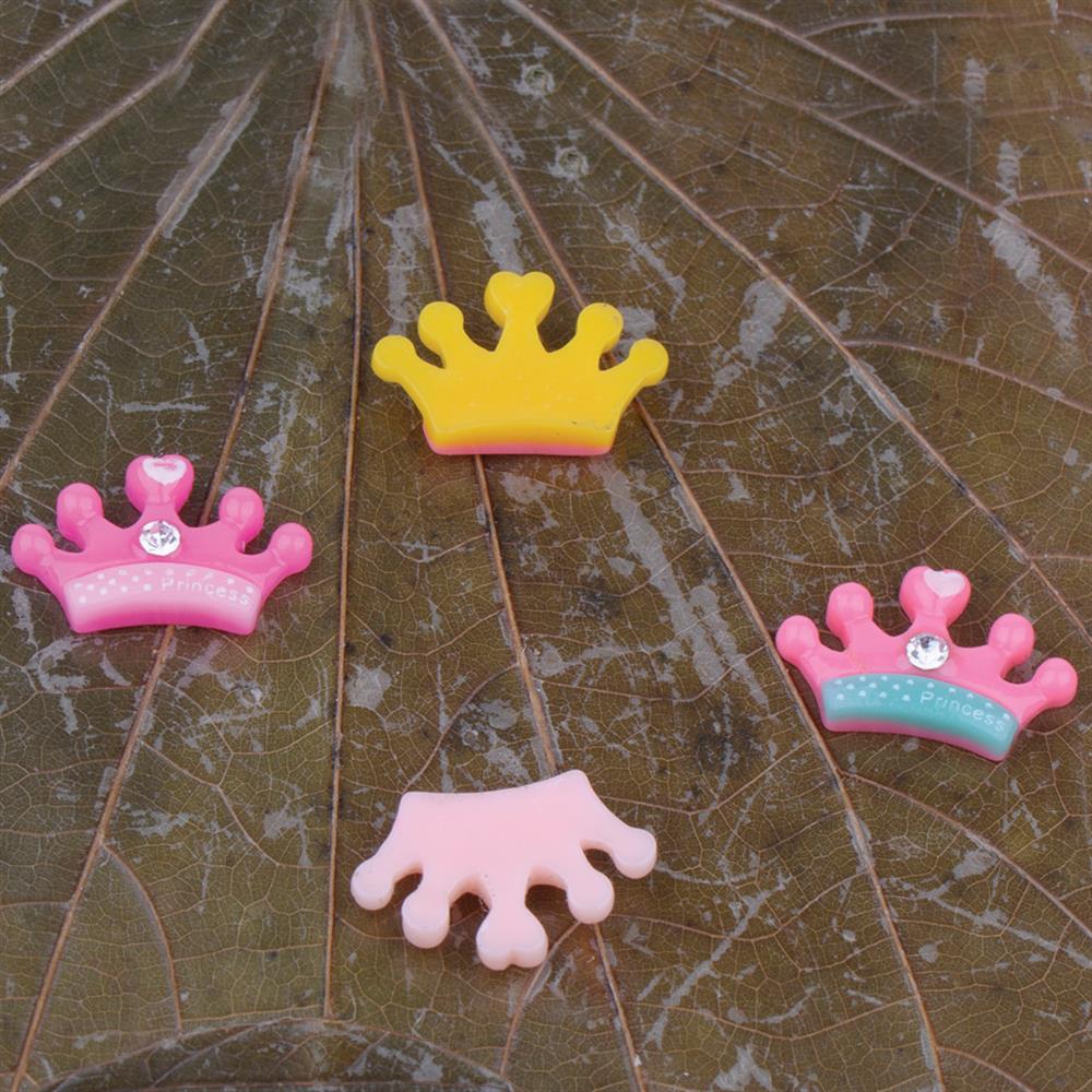 Taşlı Polyester Taç (10 adet)