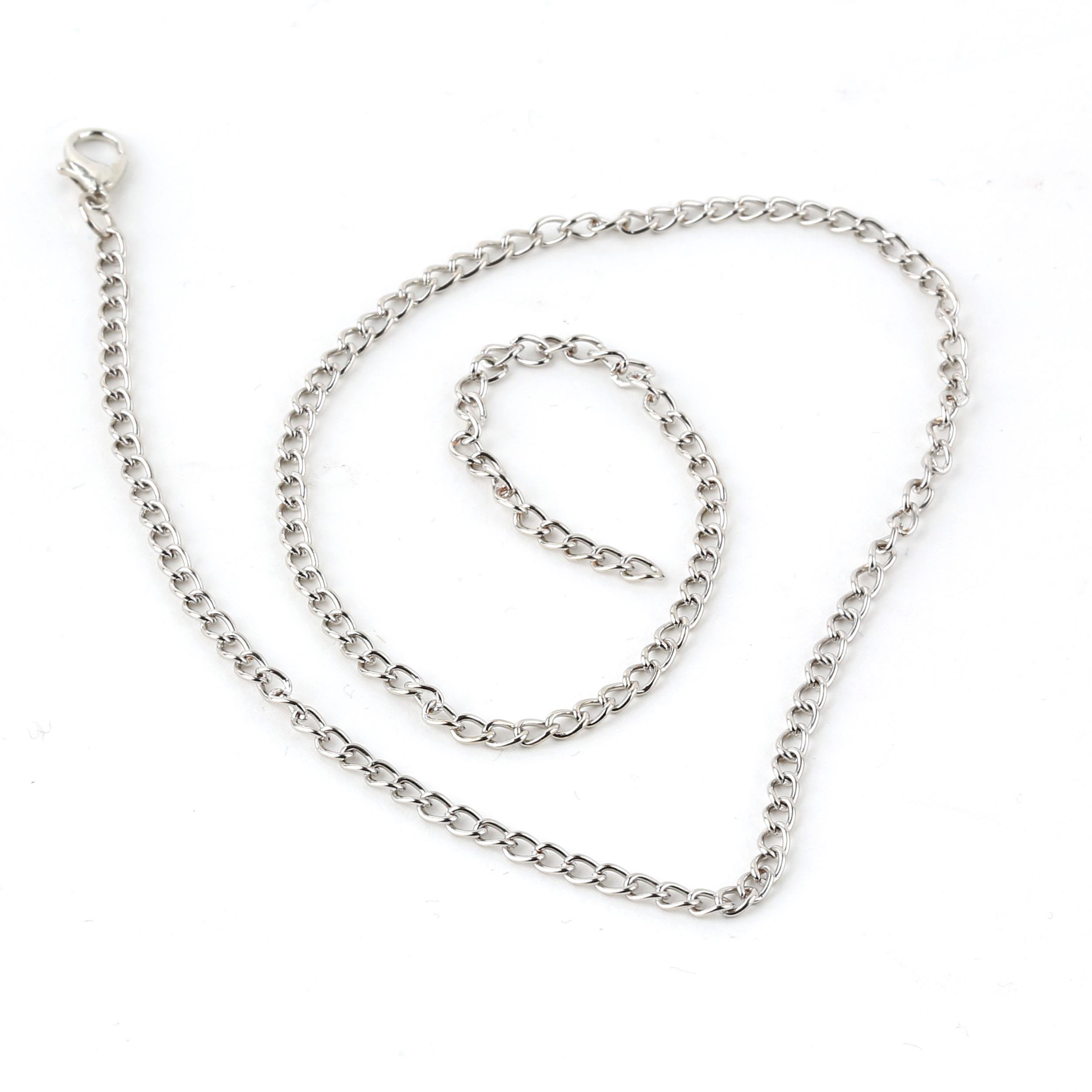 Toptan 50 adet Hazır Kolye Zinciri 45 cm