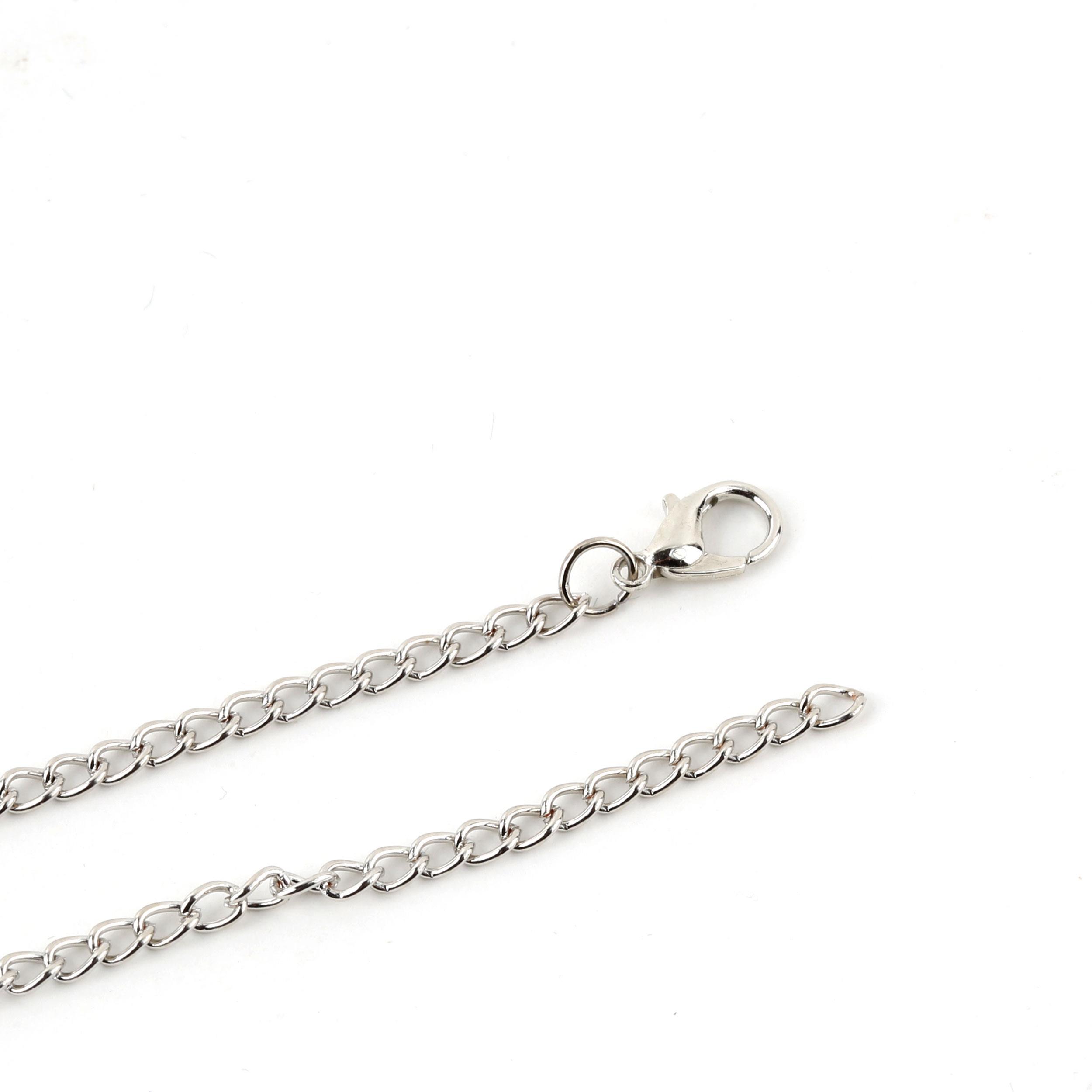 Toptan 50 adet Hazır Kolye Zinciri 45 cm