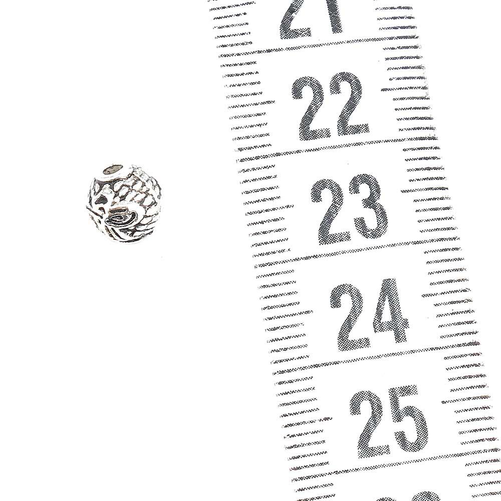 Tuğra Desenli Metal Takı Boncuğu 10 Adet