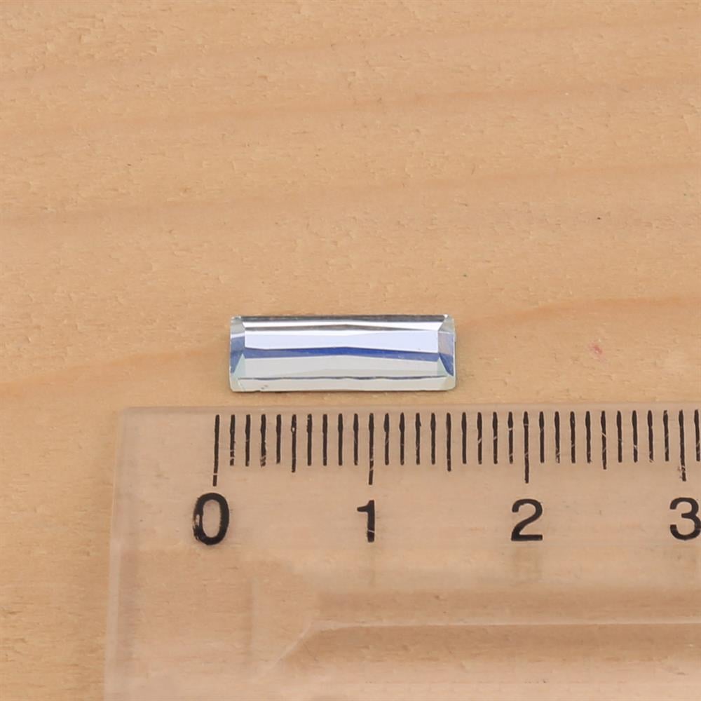 Ütüyle Yapışabilen Dikdörtgen Ayna Taş 5 * 15 mm (10 adet)