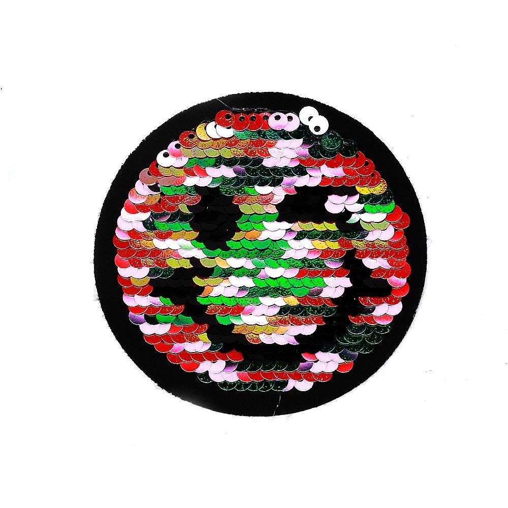 Ütüyle Yapışabilen Pullu Emoji Aplike