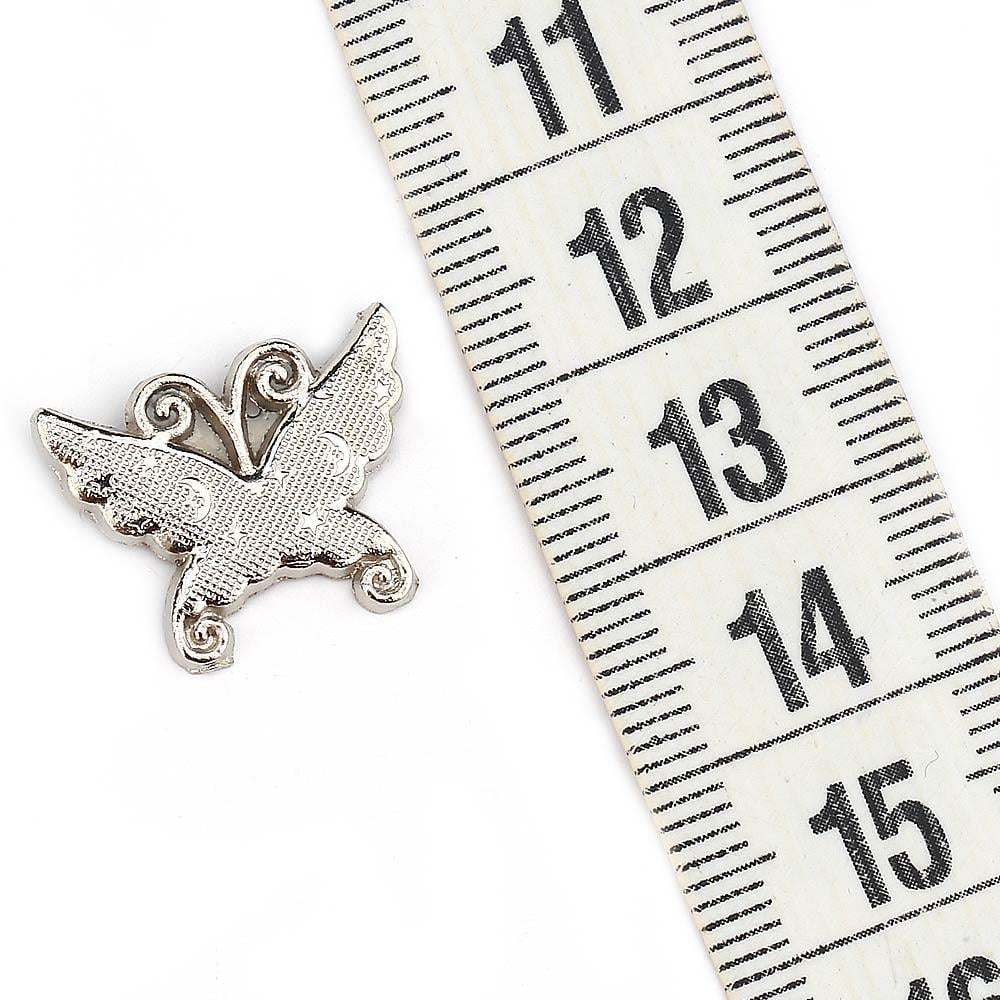 Ütüyle Yapışan Metal Kelebek 10 adet