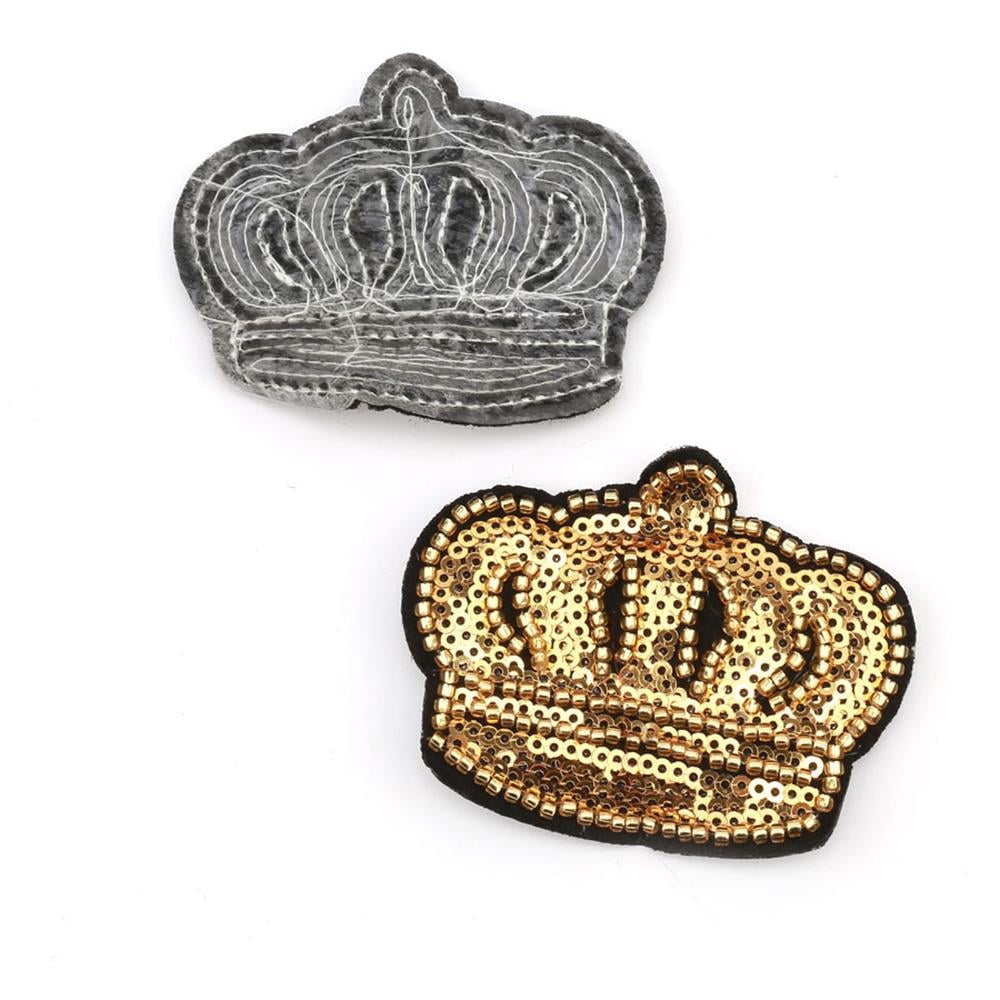 Ütüyle Yapıştırılabilen Taç Aplike