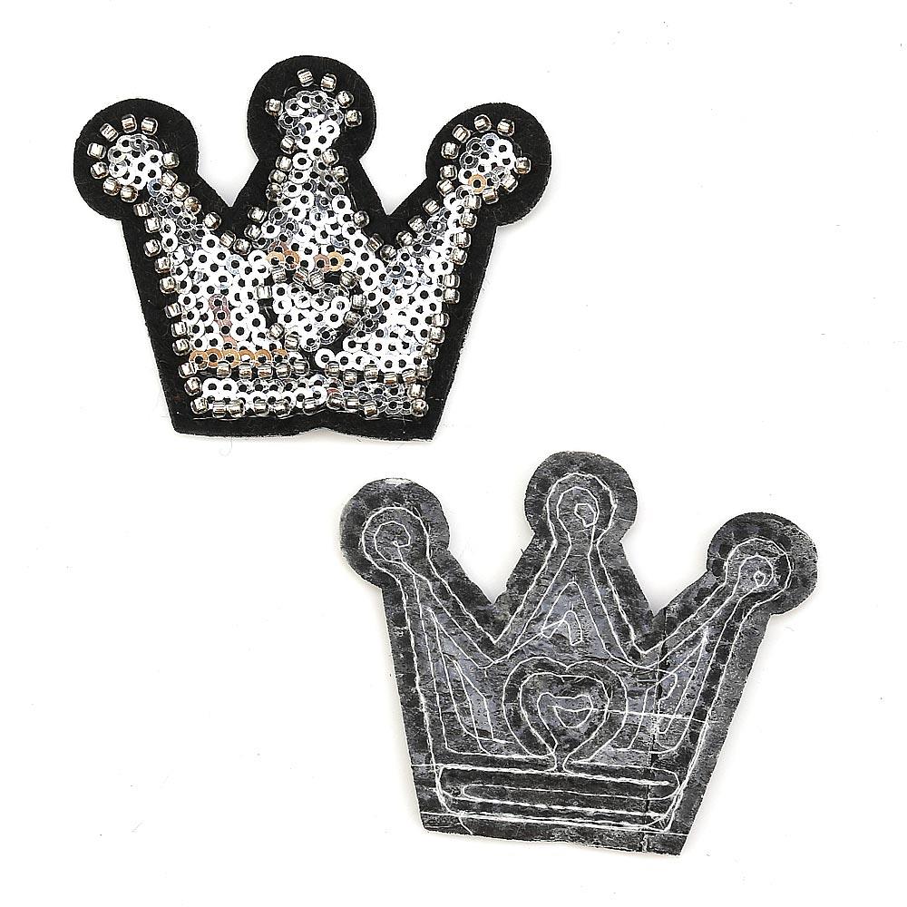 Ütüyle Yapıştırılabilen Taç Aplike