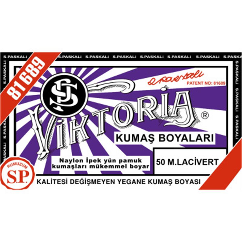 Viktoria Toz Kumaş Boyası 50 M. Lacivert