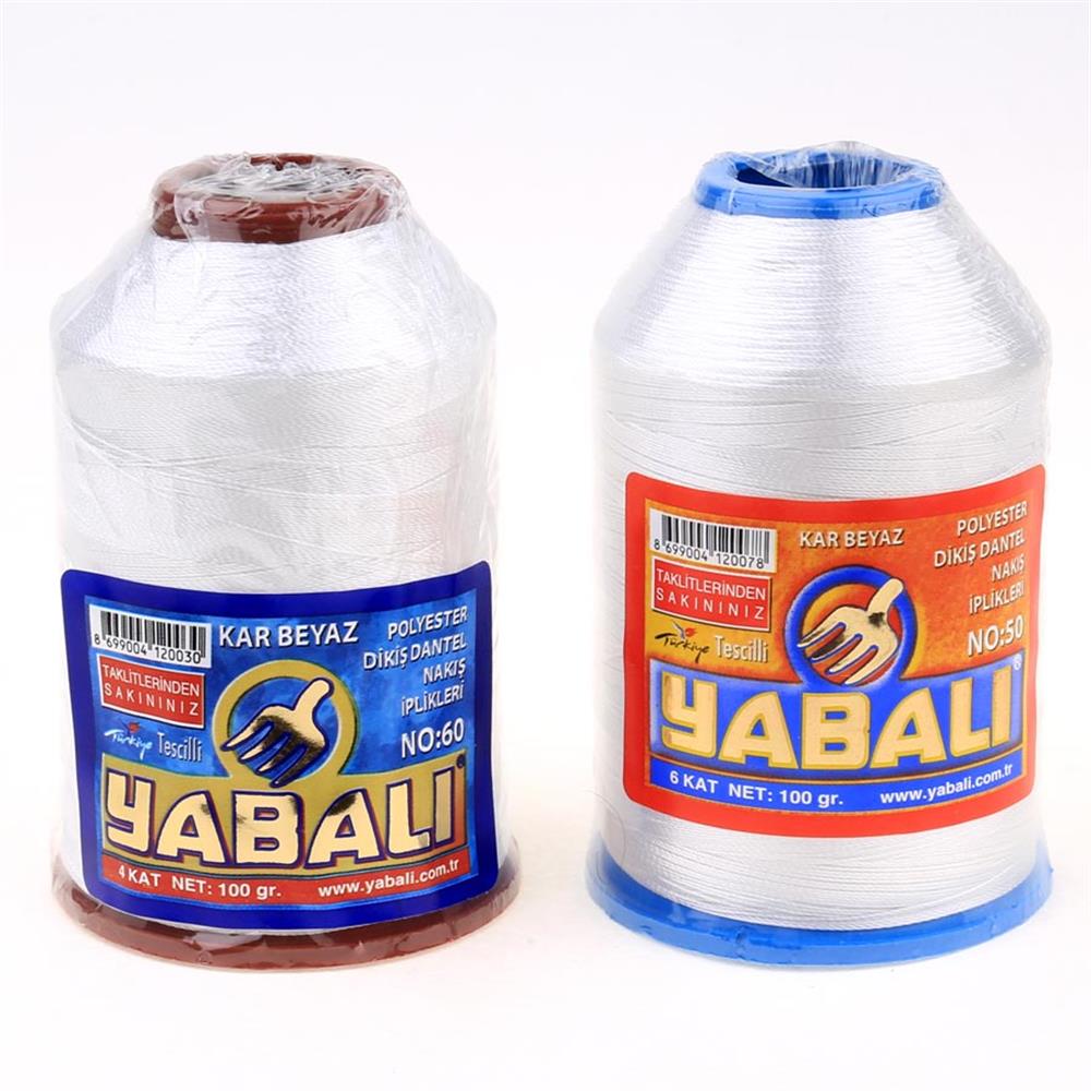 Yabalı Polyester Dantel Nakış İpliği 100 gr