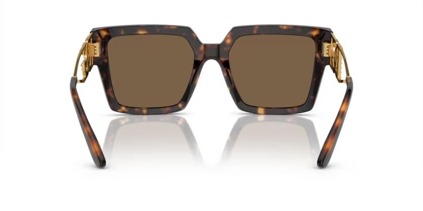 Dolce Gabbana DG4446-S 502/73 Kahverengi Köşeli Kemik Güneş Gözlüğü